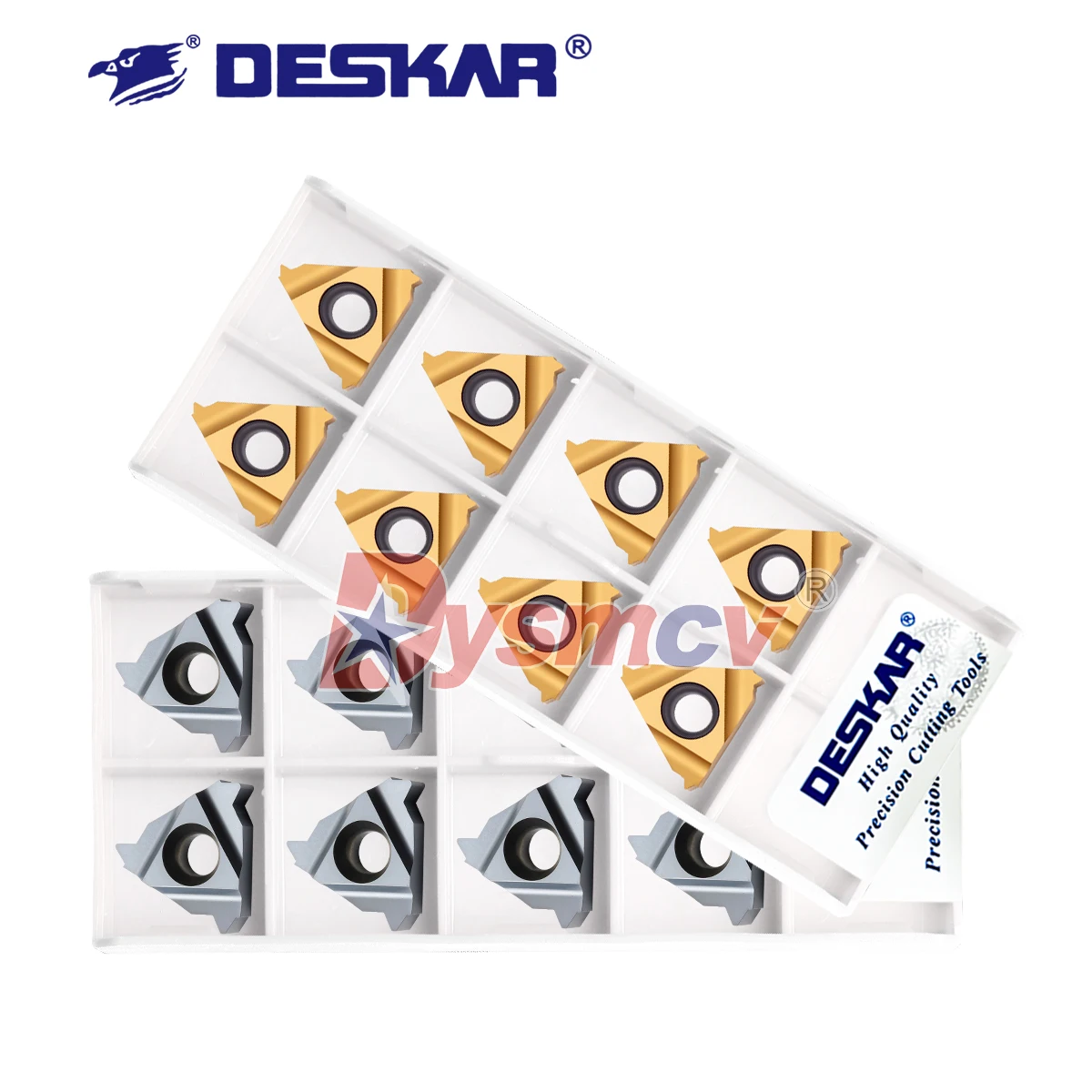 

DESKAR 100% Original CNC Internal And External Thread Blades 11ER 1.25 ISO LDA 11IR 1.0 ISO LDC Steel Universal Lathe Tool Grain