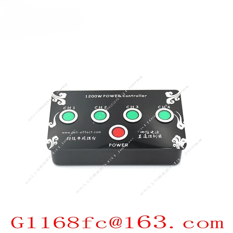 Single Trigger Pull Box Dj Stage Light Controller 4-channel Mini Power Controller Parts