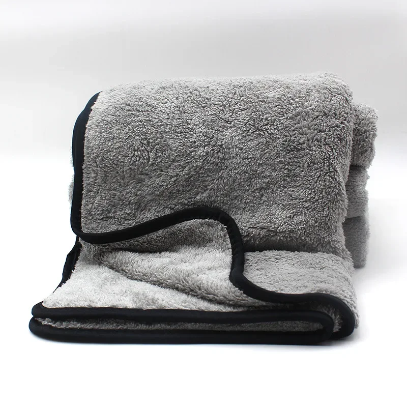 Toalla de microfibra para lavado de coches, súper absorbente, gruesa y suave para secado automático, limpieza de puertas y ventanas, herramientas de lavado de coches, accesorios para automóviles