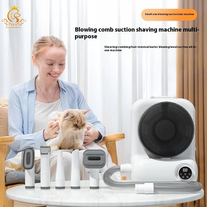 Cat Hair Groom Shedding Held Tools Dog Cleaner for Hair Pet Vacuum Grooming Kit With 3l Removable Hair Collection Box