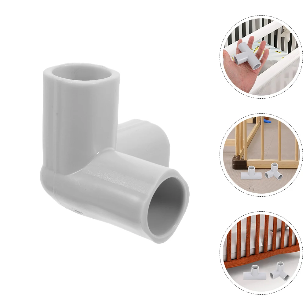 

12pcs Baby Indoor Protective Fence Durable PE Material Easy Installation Playpen Accessories Replacement T Connector Shed Pipe