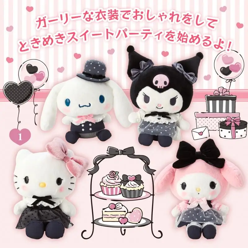 

Декабрь Sanrio, серия ко Дню Святого Валентина, Kitty Melody Kuromi Cinnamoroll воздушный шар, металлическая брошь, Сумка с булавкой