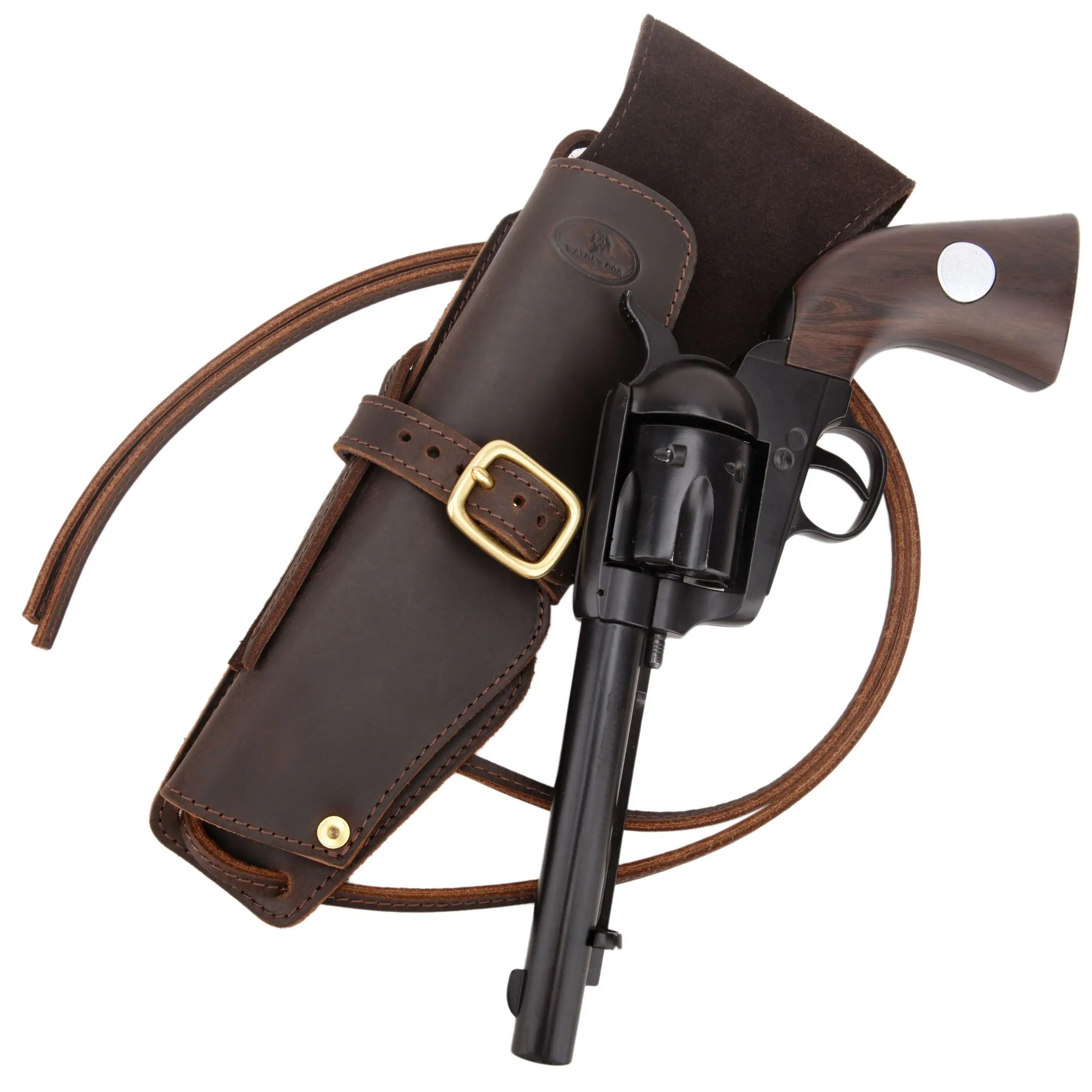 NEW Leather Revolver Holster Western Cowboy Holsters for Revolvers Handemade Gun Cover  Ambidextrous