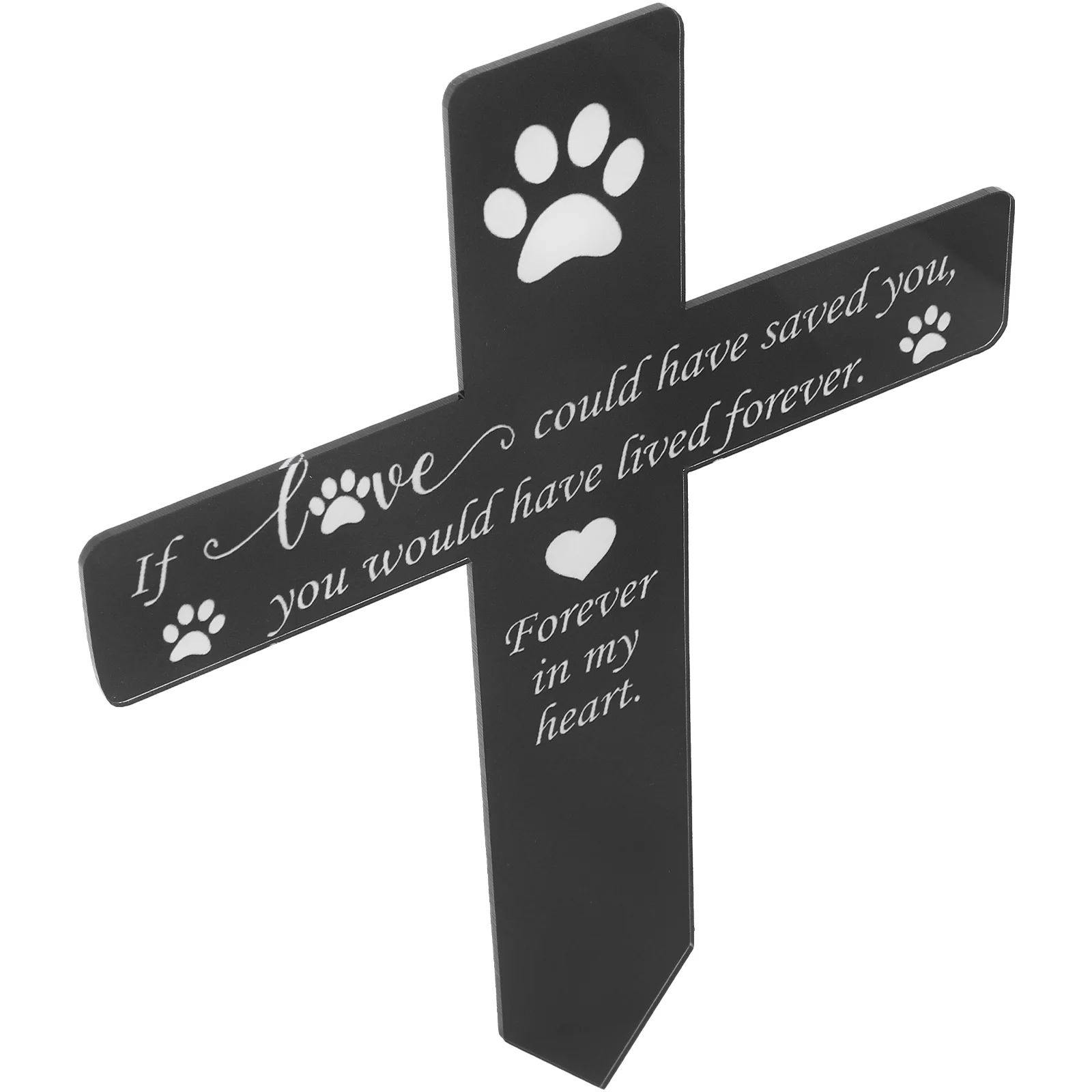 Commemorate The Sign Outdoor Decor Pets Acrylic Cemetery Yard Signs Memorial Plaque Stake