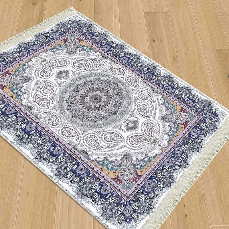 VIKAMA Persian Style Vintage Patchwork Rug Luxury Wear-resistant Non-slip Carpet For Living Room Bedroom Entryway And Home Decor