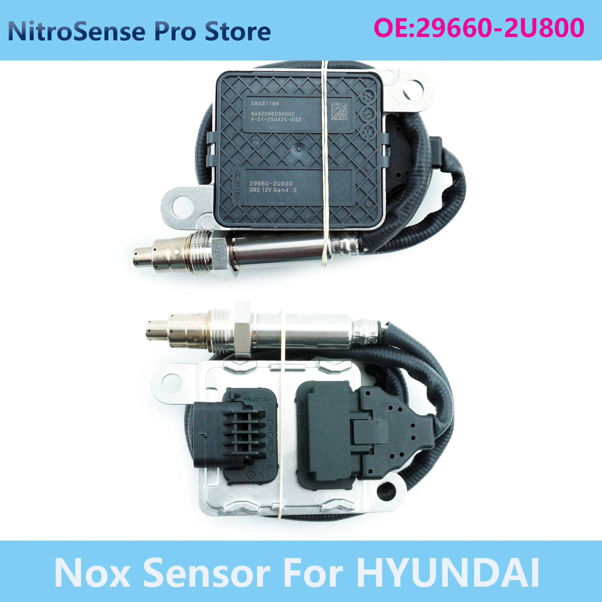 

Датчик оксида азота NOx Sensor 29660-2U800 для 2020-2023 HYUNDAI TUCSON MK4 1.6DIESEL 296602U800 SNS3116B AAA2096590000