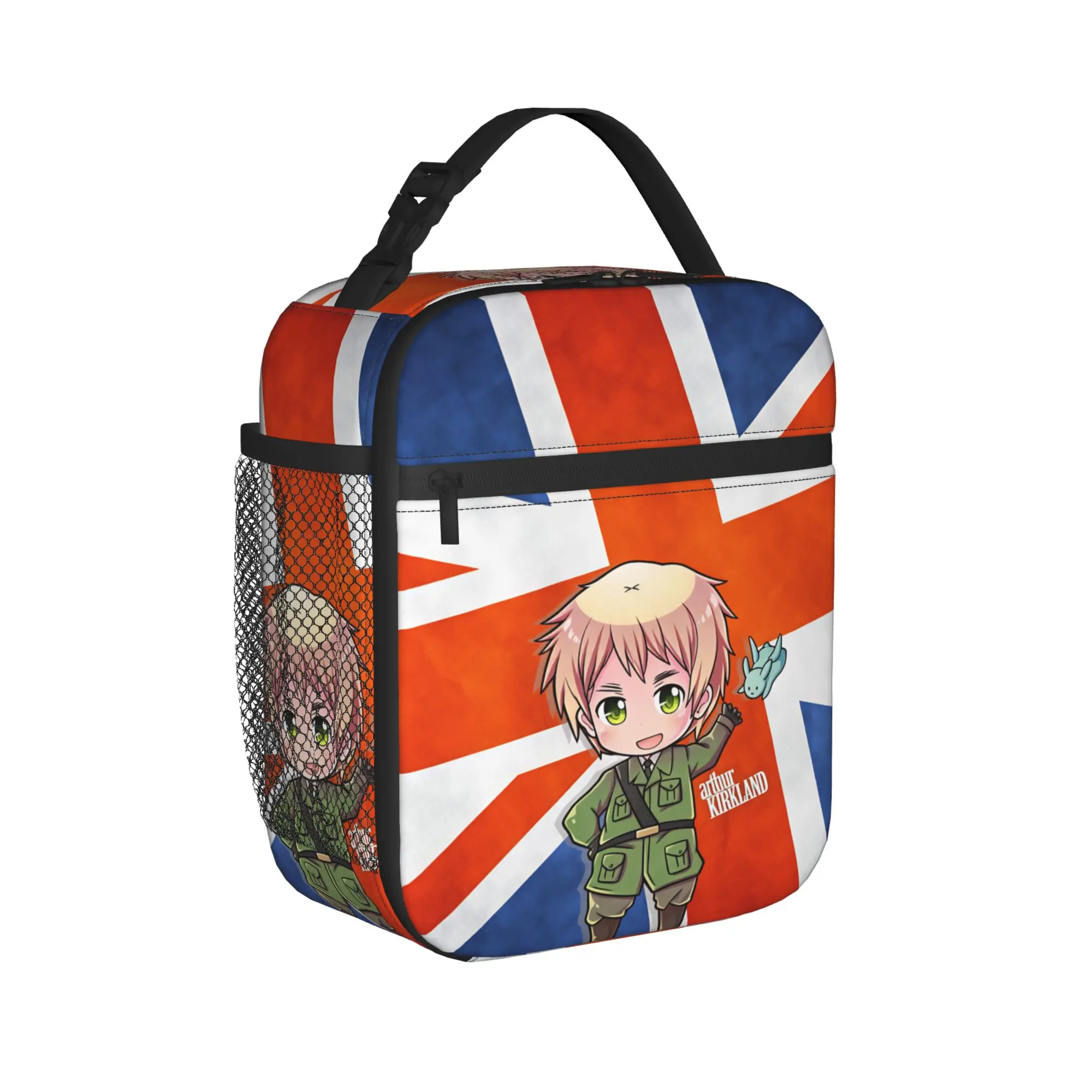 Hetalias Axis Powers Characters and their National Flag Lunch Bag  Casual Lunch Box Outdoor Picnic Portable Thermal Lunch Bags