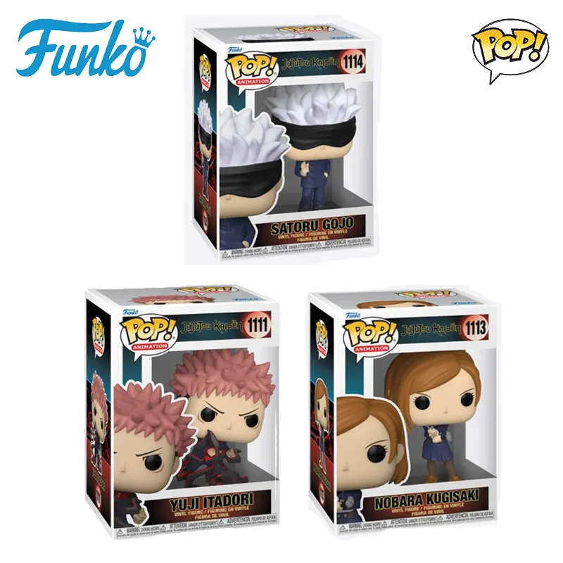 

Funko POP Original Genuine Jujutsu Kaisen Yuji Itadori Kugisaki Nobara Gojo Satoru Action Figure Toys for Boys Girls Gift Model