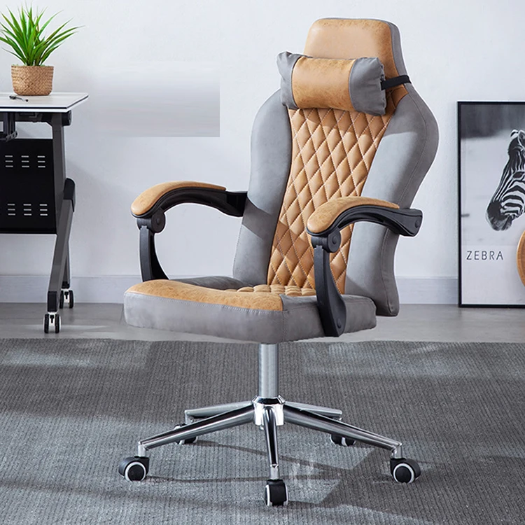 Comfortable Home Esports Gaming Chair Lift Rotate Boss Office Chair  Ergonomic Backrest Adjustable Lounger Chair