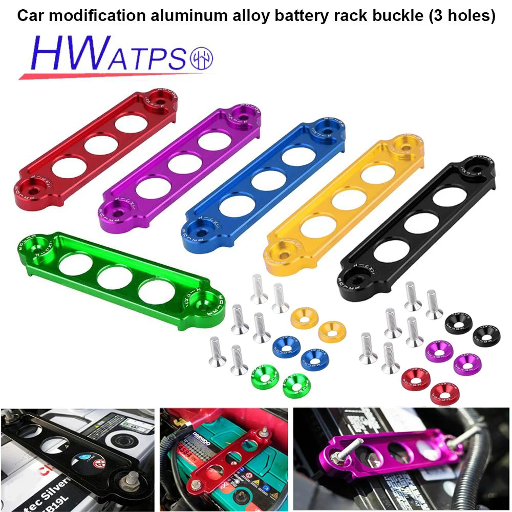 

For Honda Civic 2006-10 CRX 88-00 S2000 2000-08 Acura Integra 1990-01 New Car Auto Holder Battery Tie Down Bracket Rack Buckle