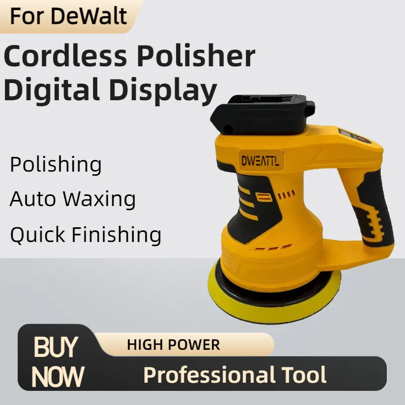 For Dewalt 5000rpm Brushless Electric Polisher Car Polishing Waxing Sanding Machine Power Tool 20v Battery