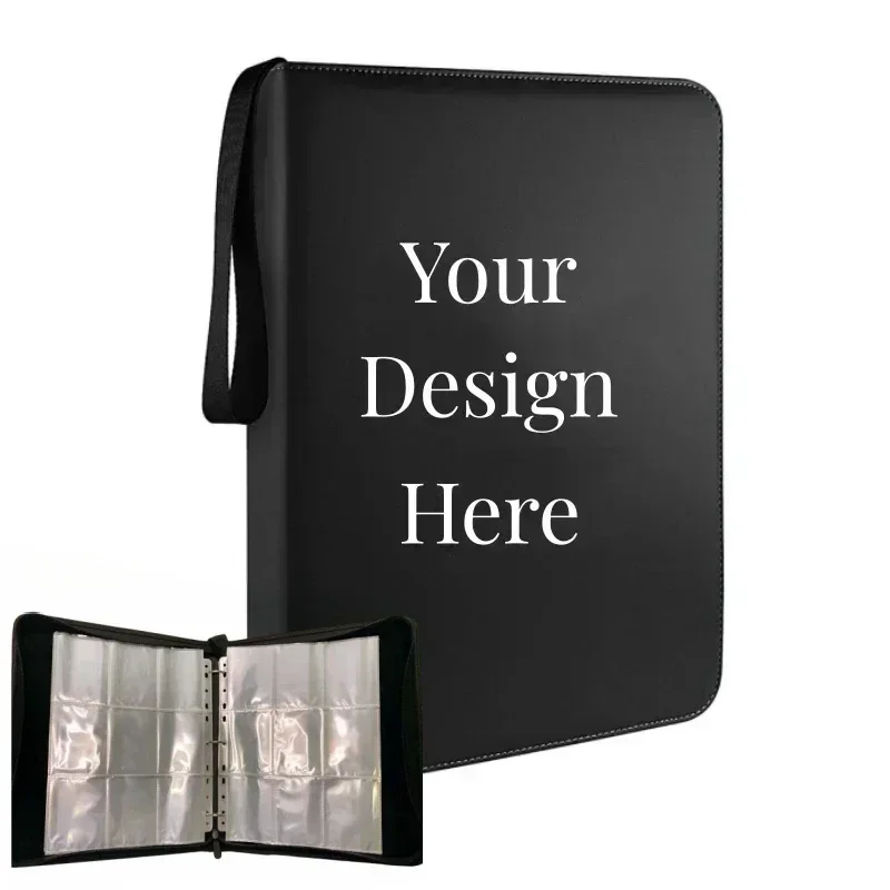 Personalized 9 Pocket Cards Binder, Custom 900 Double Sided Pocket Album for Sport Game Cards, Unique Card Collection Storage