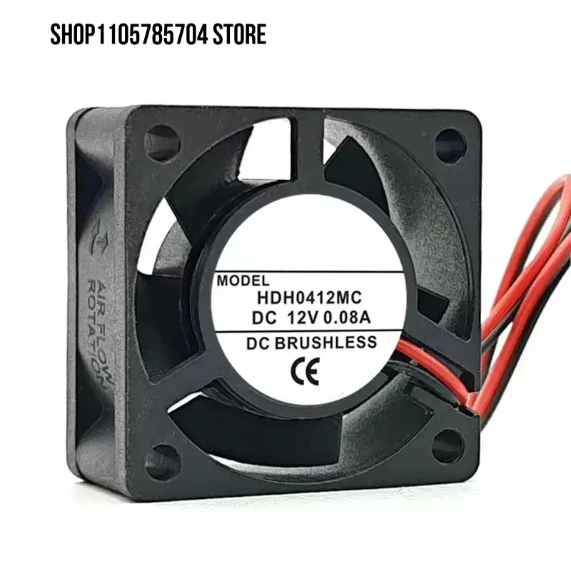 H+HDH0412MC DC 12V 0.08A 4CM 40MM 4020 40x40x20mm 2-Wire Server Cooling Fan