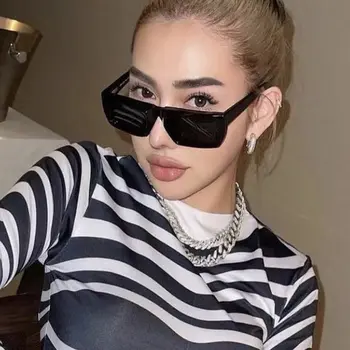 全新Y2K太陽眼鏡男女通用,時尚太陽眼鏡,男士品牌設計師方形眼鏡,女士UV400防護眼鏡 10 最佳銷售 棕櫚天使眼鏡 - №6