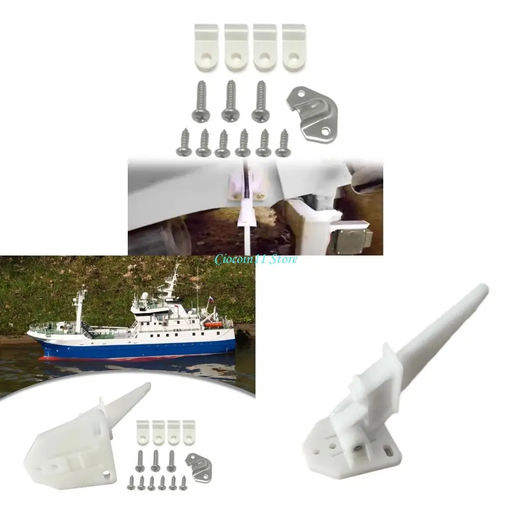 

Y1UB MARINE SPIPOMOMETEMOTER Automatic Kick Up Pitot Tube Heaby Duty Universal Pitot Tube
