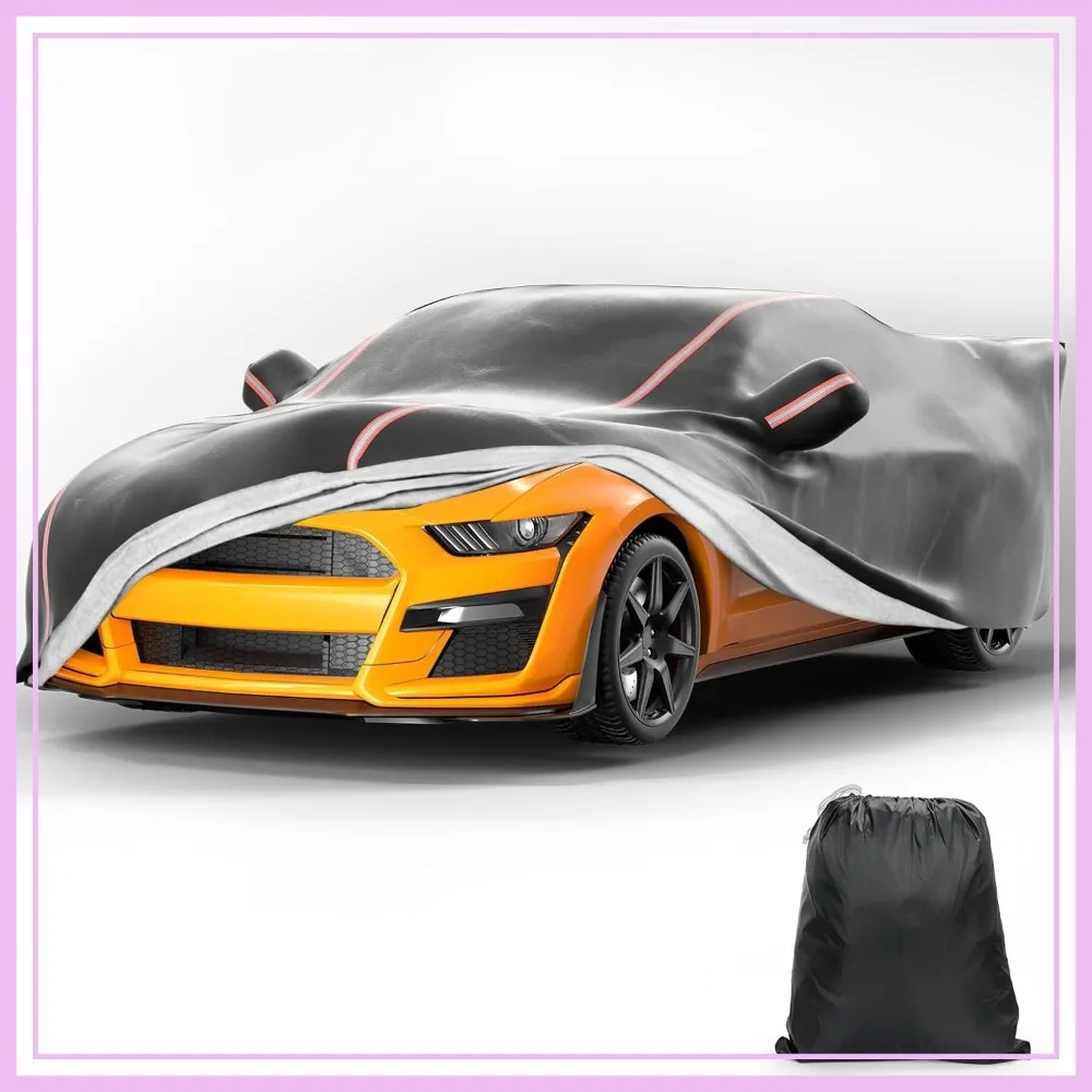 

Car Cover Compatible with Mustang GT Shelby 1994-2026 Camaro 2010-2026, Waterproof Outdoor Indoor