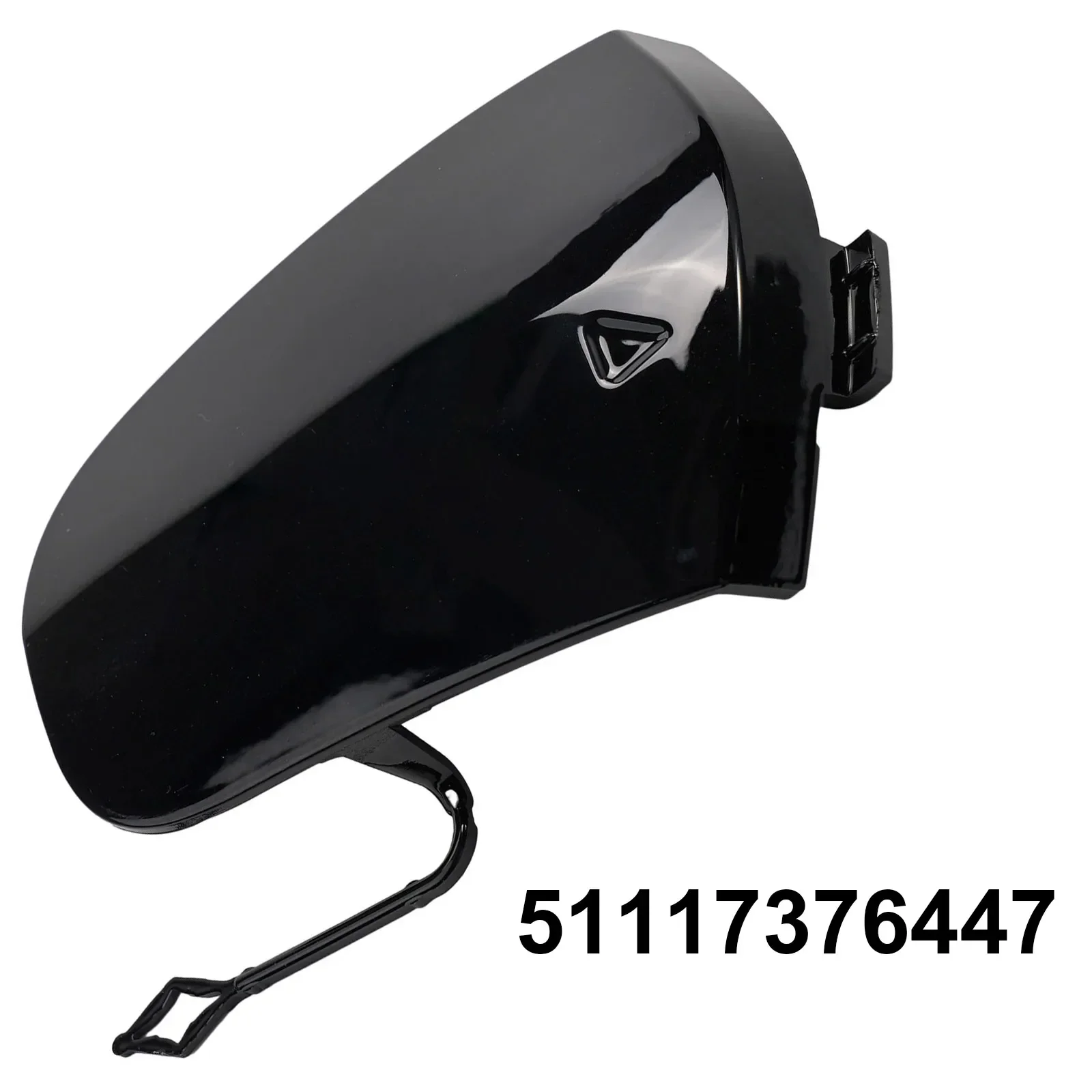 Gloss Black Front Bumper Tow Hook Eye Cover Cap Black Plastic Tow Hook Cover For MINI For CLUBMAN F54  2014-2017 51117376447