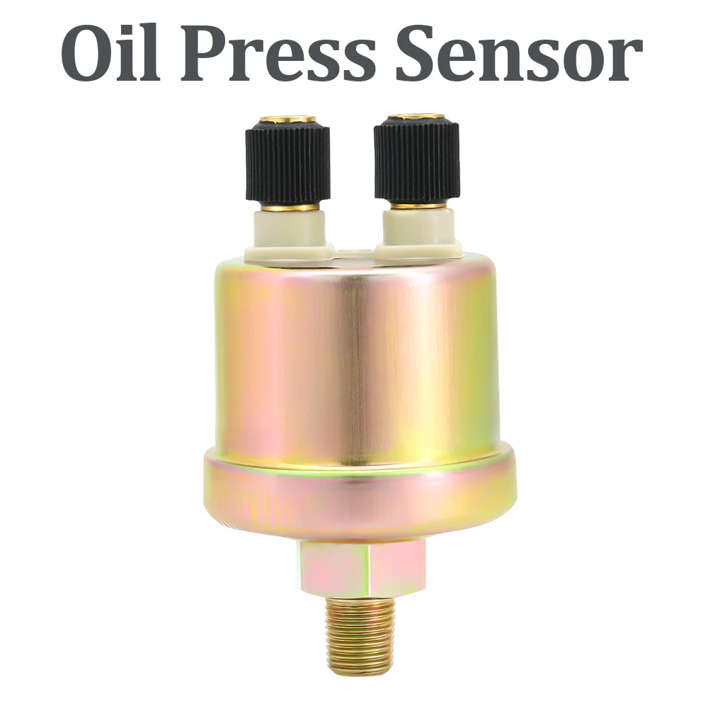 Oil Pressure Sensor 1/8NPT 10mm 0-5BAR 0-10BAR for Universal Oil Press Gauge Sender Sending Unit Diesel Generator Auto Part Kit