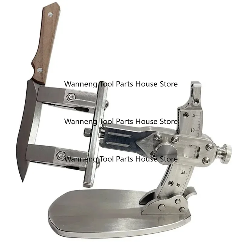 

High-End 304 Stainless Steel Portable Knife Sharpener Fixed Angle Blade Sharpener with Fixed Bracket for Kitchen And Outdoor Use