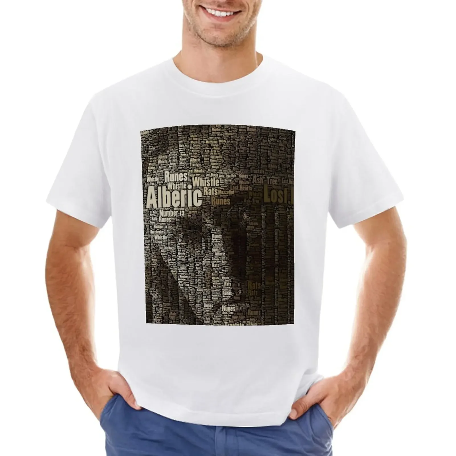 

M R James - Antiquary (in words...) T-Shirt customs design your own blacks plain fitted t shirts for men