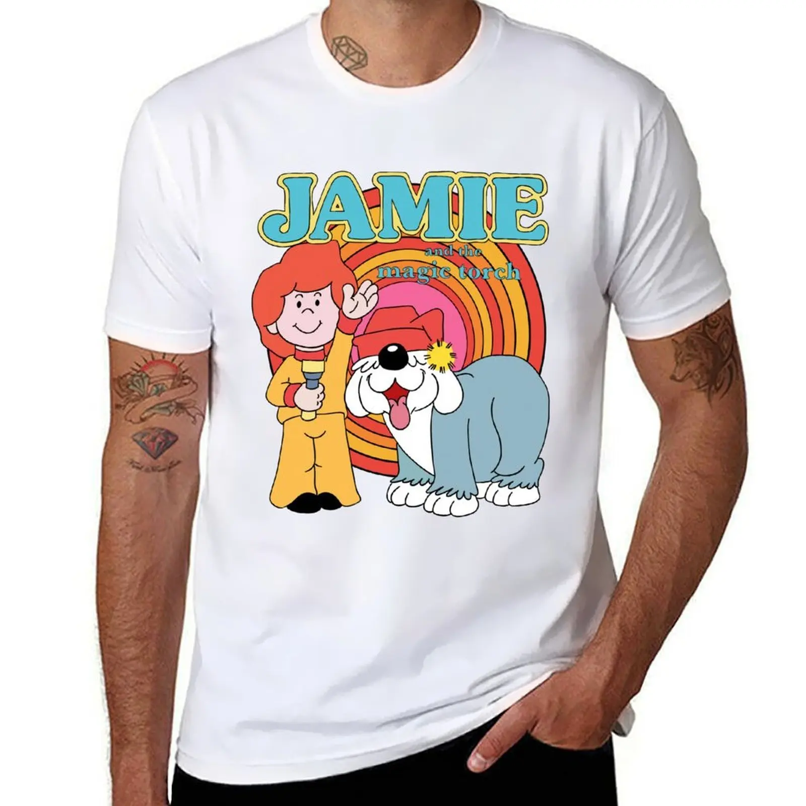 

Jamie and the Magic Torch (and Wordsworth) T-Shirt g man t shirts for men graphic t shirts for man T-Shirt
