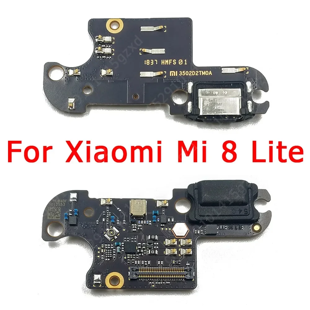 Charging Port For Xiaomi Mi 8 Lite 8 SE Mi8 Pro Charge Board Usb Connector Flex Cable Replacement Pcb Spare Parts