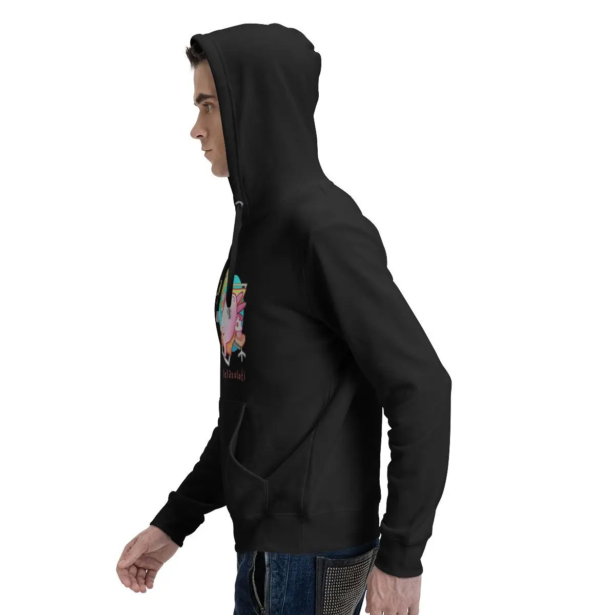 2024 Top Quality Relaxolotl Classic Men's Hoodie Loose kangaroo pocket version hoodie