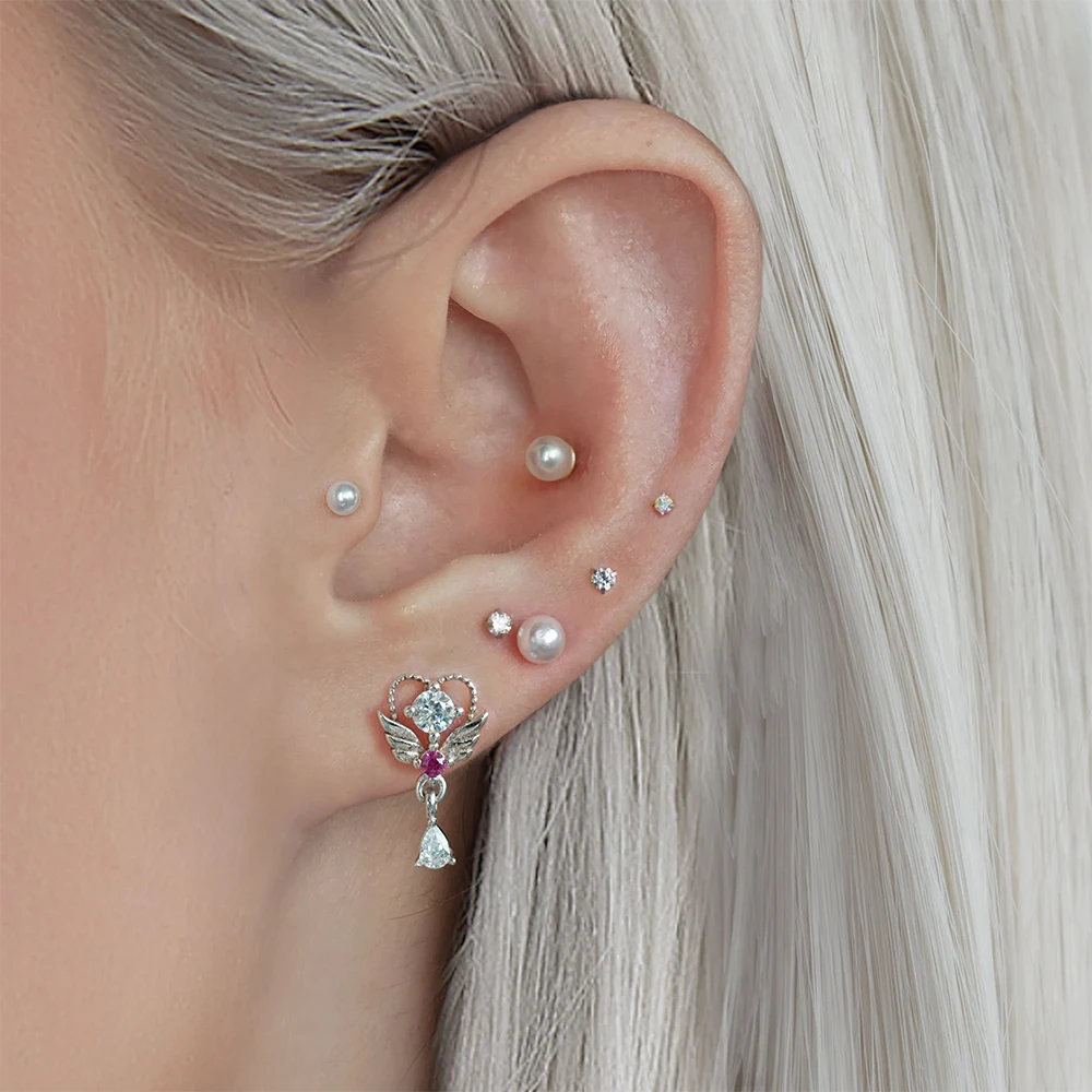 1 шт., угловые висячие серьги – обзор и цена Body Jewelry Surgical Steel