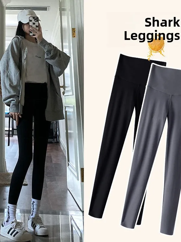 ارتفاع الخصر سليم صالح اليوغا السراويل النسائية طبقة أساسية بنطلون رقيقة الشتاء تابوت الجلد تصميم Sl البطن التحكم بعقب رفع...