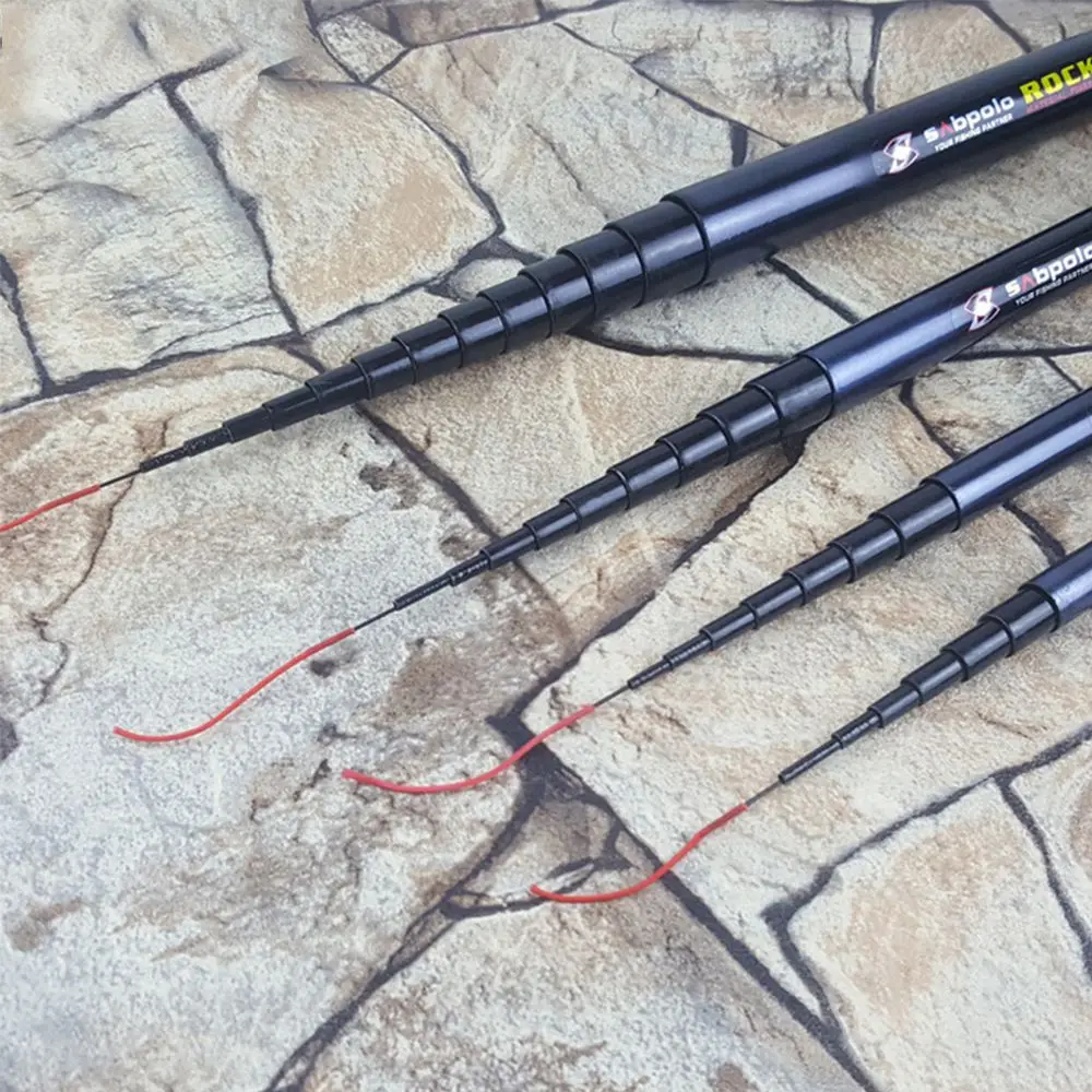 Telescopic Fishing Rod FRP Carp Feeder Ultralight Portable Hard Pole for Freshwater Stream Fishing Pole 2.1/2.4/2.7/3.6M - view 4