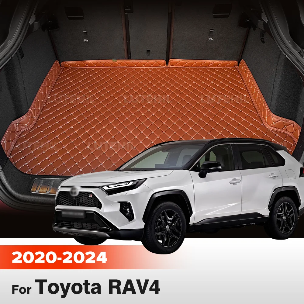 

Car Trunk Mat For Toyota RAV4 2020 2021 2022 2023 2024 Waterproof Cargo Liner Boot Carpets Car Accessories