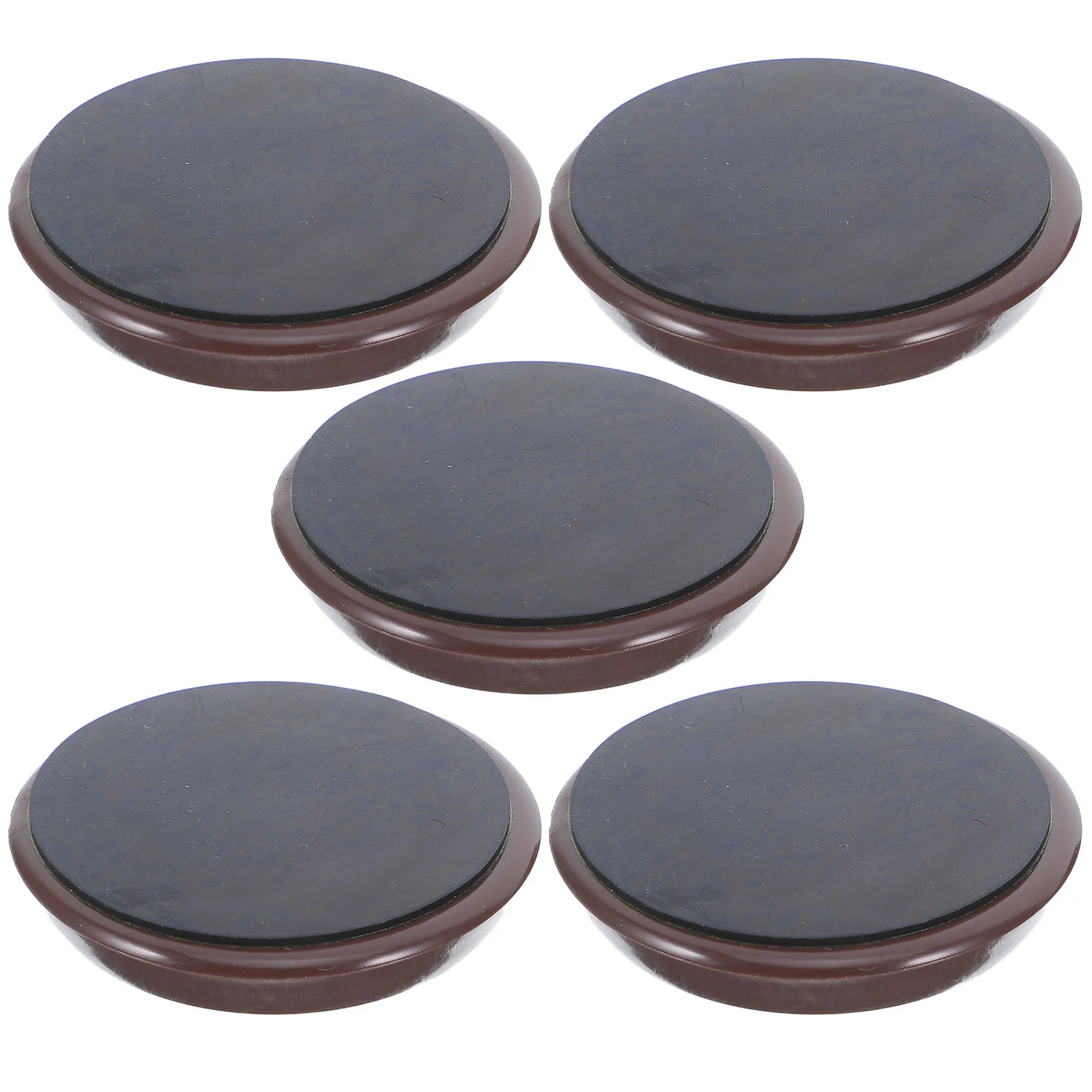 

5pcs Plastic Carpet Castor Cup Anti Skid Furniture Feet Protector Square Floor Grippers Caster Wheels Non Slip Pads Furniture