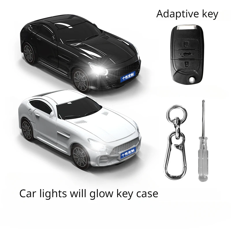 For Wuling Hongguang mini key bag sgmw city one car model shell remote control protective cover keychain accessories decorations