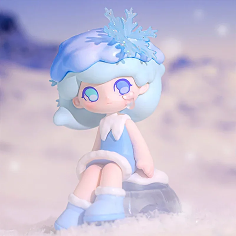 POP MART AZURA Natural Element Series Blind Box Toys Kawaii อะนิเมะแอ็คชั่นฟิกเกอร์เซอร์ไพรส์กล่องลึกลับตุ๊กตาสาวของขวัญ