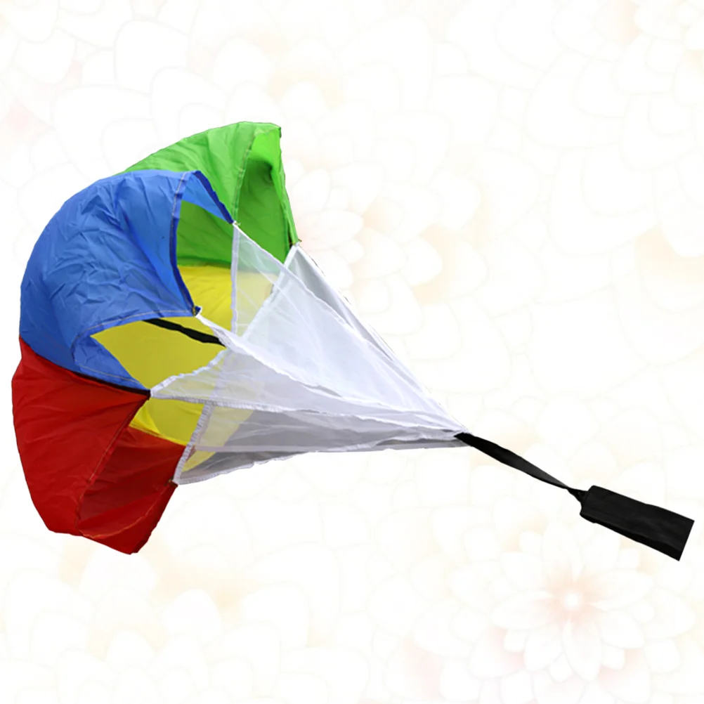 

Kids Soccer Ball Athletic Strength Umbrella Football Resistance Parachute Physical Fitness Running Equipment Colorful Child