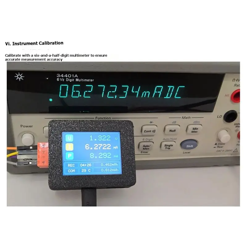 ABKS-UA Current Meter 10Ua 0 To± 3.3A 5-Digit Half Voltage Microampere Host Computer Isolated Communication Meter