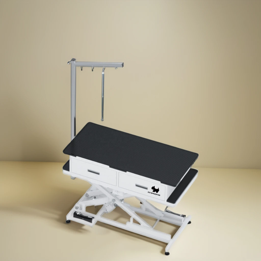 Pet Salon Shop Hot Sale Electric Lifting Large Pet Dog Grooming Table for Dogs with Usb Socket and Drawers for Sale