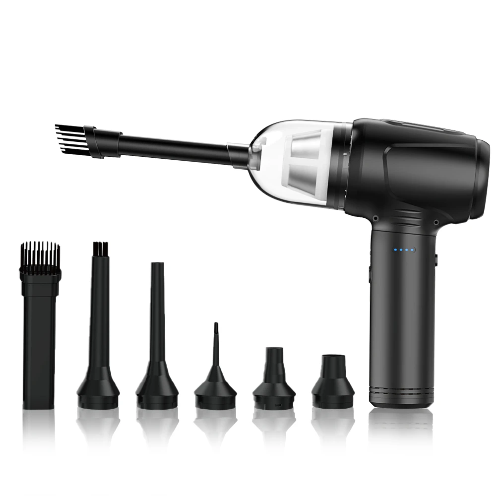 

6 In 1 Air Duster Cordless Handheld Car Vacuum Cleaner Portable Brushless Vacuum Cleaner New Rechargeable Floor Cleaning Tool