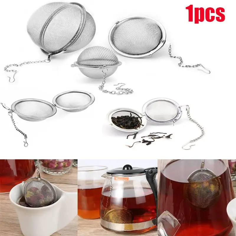 304 Seasoning Ball Stainles Steel Tea Infuser Soup Hot Pot Spice Ball Leak Weibao Tea Filter Suitable For Cup Or Small Teapots