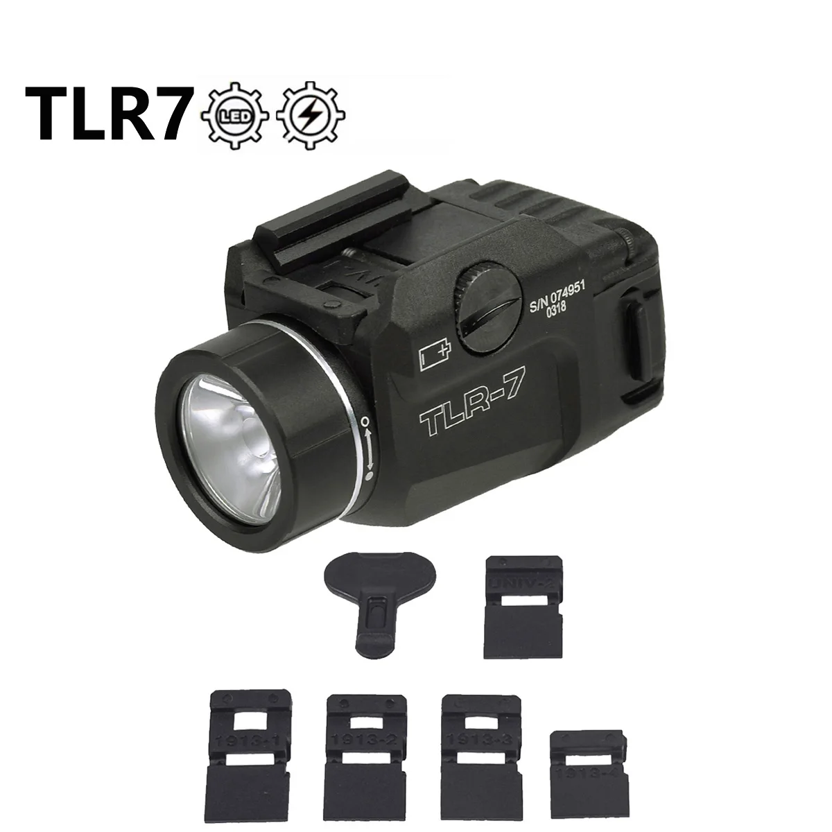 Tactical TLR TLR 8 TLR-7 TLR-7X TLR-1 HL Airsoft Scout Light Hunting Pistol Gun Hanging Spotlight Flashlight For Glock 17 19 - view 4
