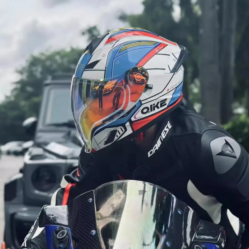 

High-quality motorcycle helmet Modular clamshell motorcycle helmet 3C for men and women off-road vehicles in four seasons motorc