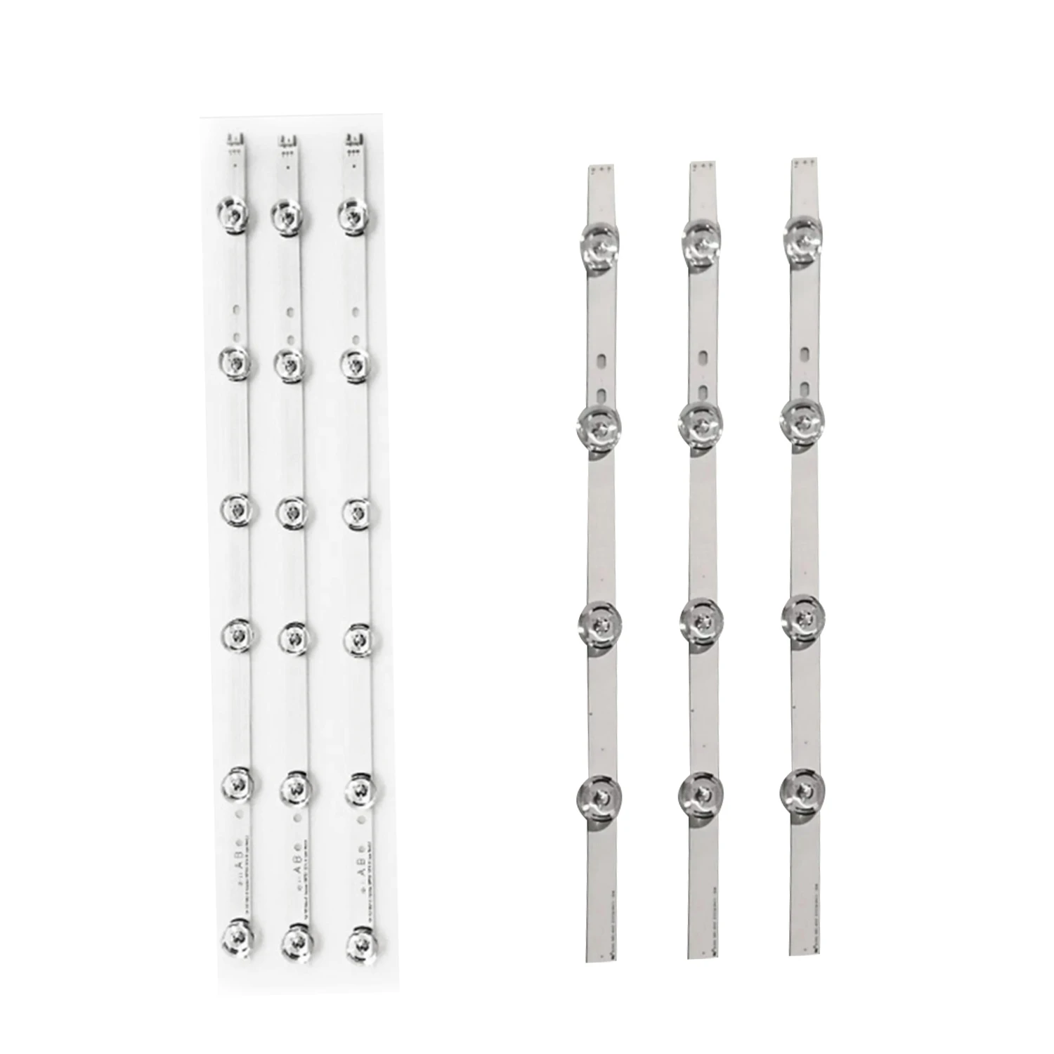 AS95-2 مجموعة Led شريط إضاءة خلفي: 1 مجموعة Led شريط إضاءة خلفي 6 مصابيح للتلفزيون 32 بوصة Innotek ومجموعة واحدة Led شريط إضاءة خلفي 8 مصابيح