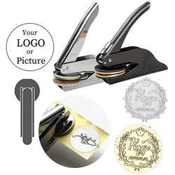 Embossed Stamp Logo Personalized Custom Steel Pliers Stencil For Scrapbooking Wedding Invitation 45-50mm Steel Seal Customized