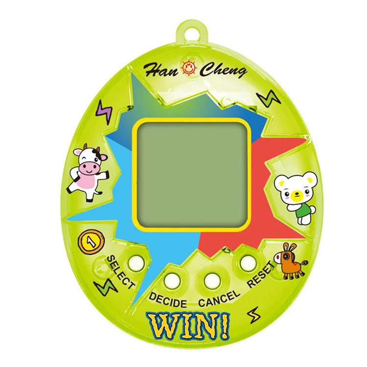 Classic Nostalgic Handheld Electronic Pet Machine Keychain With 168 Virtual Pets Digital Mini Game Machine Keychain For Kids