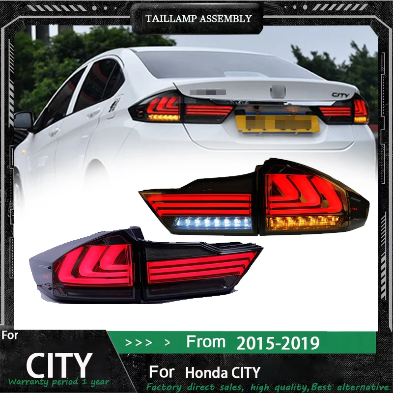 

Manufacturer Tail Light Led Taillights Sequential Turn Signal Rear Car Tail Lamp Grace for Honda City 2015-2019