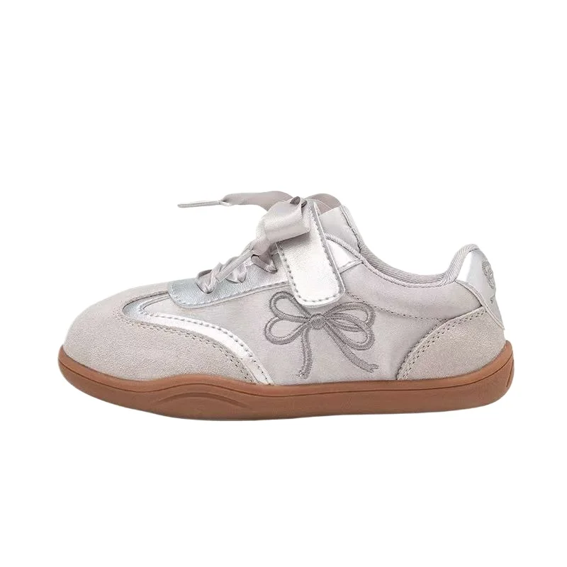 Children's Board Shoes Four Seasons Models Gold Casual Boys Girls Training Shoes Pink Soft Kid Baby Sneakers