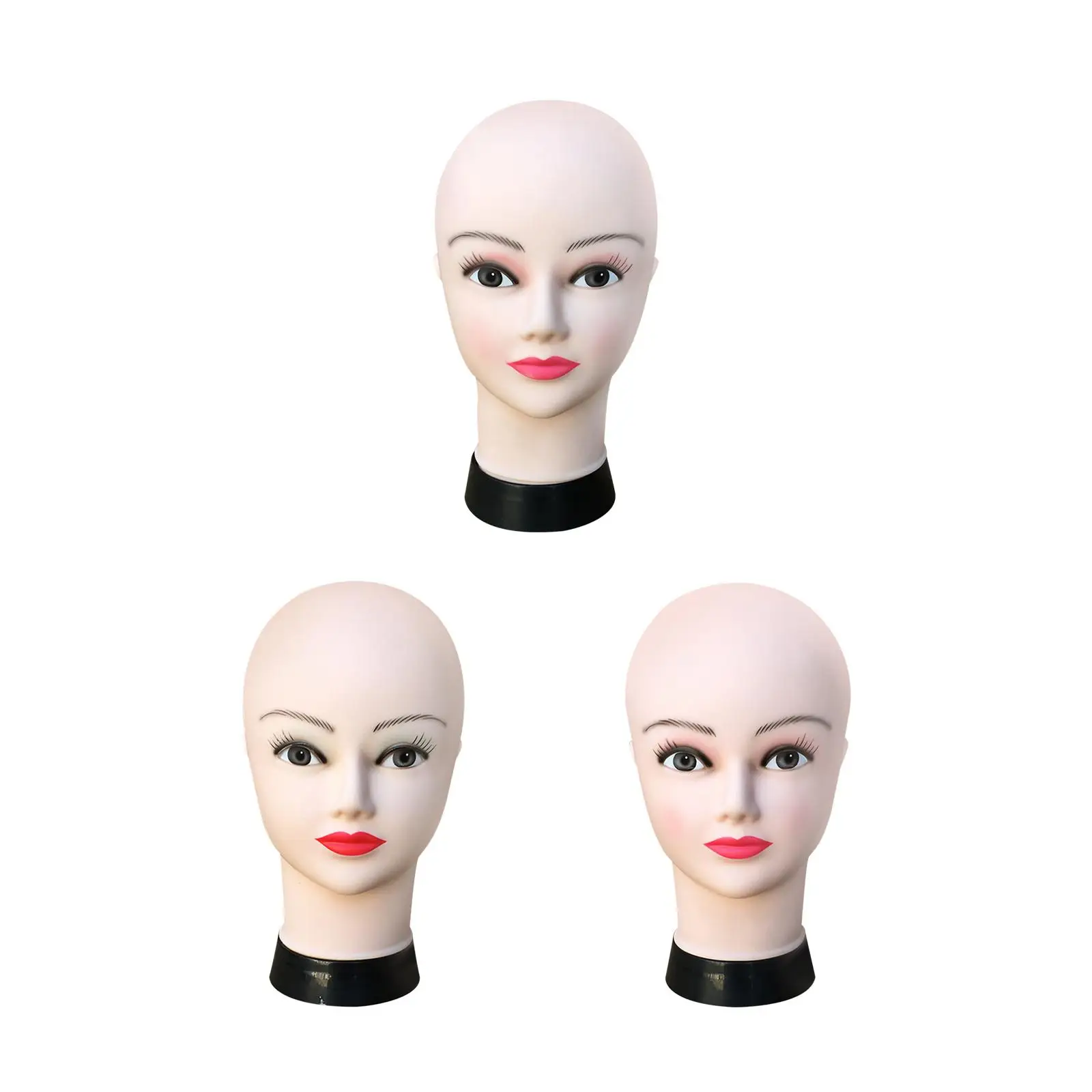 Vrouwelijke mannequin hoofd multifunctioneel hoedendisplayrek voor sieraden, brillen, pruiken