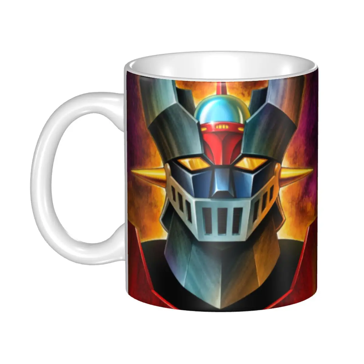 Customized Mazinger Z Mugs DIY UFO Robot Anime Manga Ceramic Tea Milk Coffee Cups