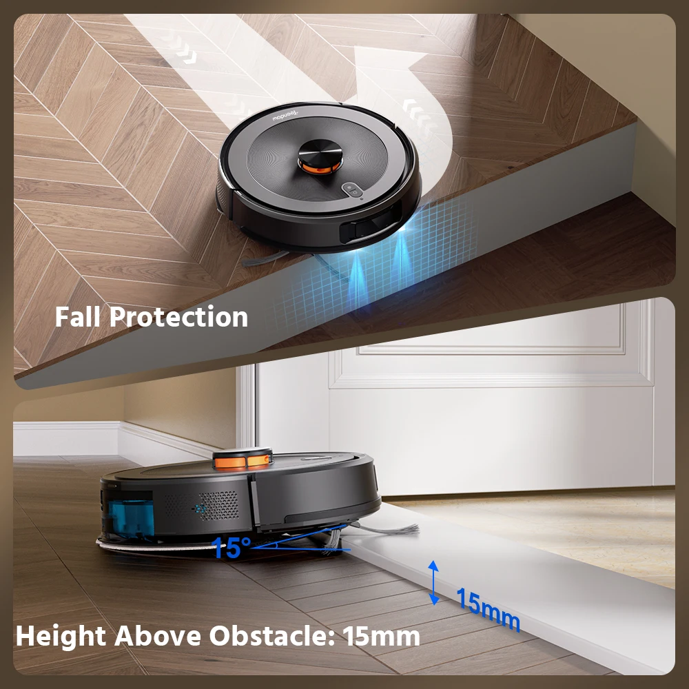 Teendow Household Intelligent Robot Vacuum Cleaner Mini Vacuum Cleaner Dry and Wet Dual Purpose Robot Vacuum Cleaner