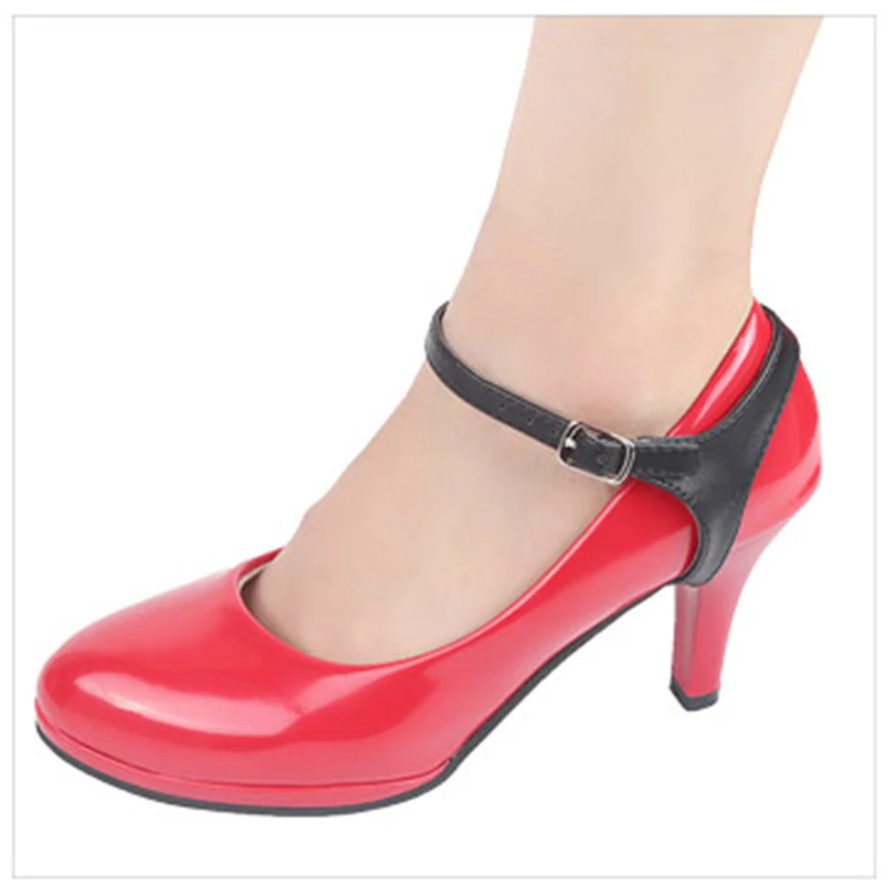 

2Pairs Triangle Non-Slip Shoe Straps Durable Material Perfect for Loose High Heels Women Shoelace Anti-Loose Shoe Accessories